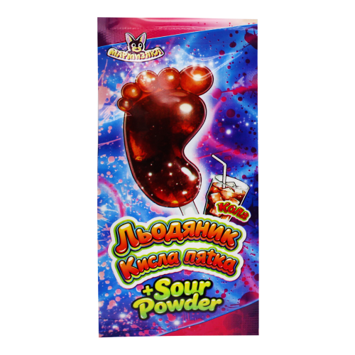 Льодяник кисла п'ятка кока-кола